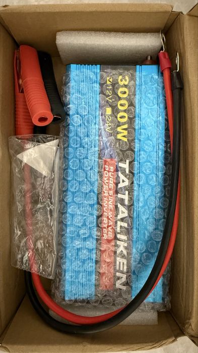 Інвертор Tataliken 3000 W — 12V → 220V Чистий синус