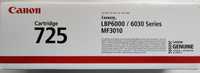 Картридж Canon 725 для лазерних принтерів та БФП. ОРИГІНАЛ.