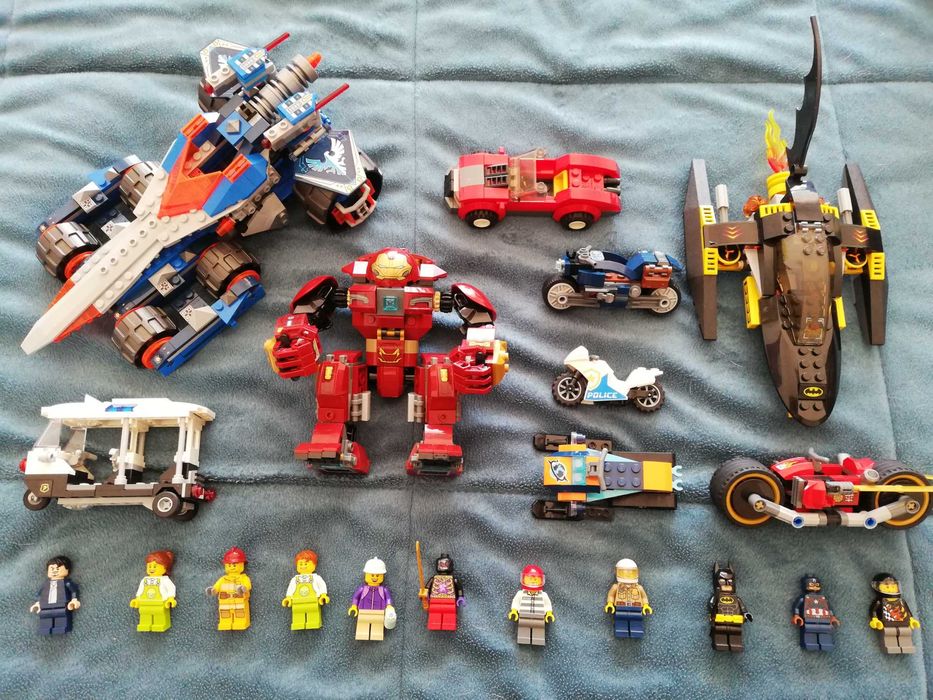 Conjunto de Lego (Marvel, Batman, City)