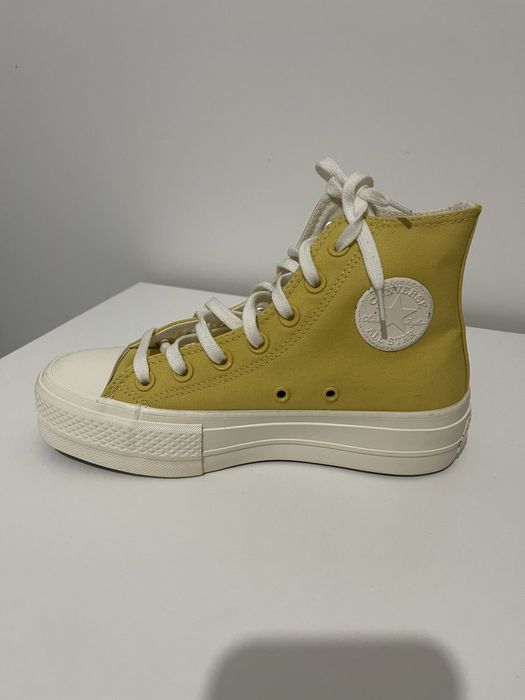 All star plataforma amarelas