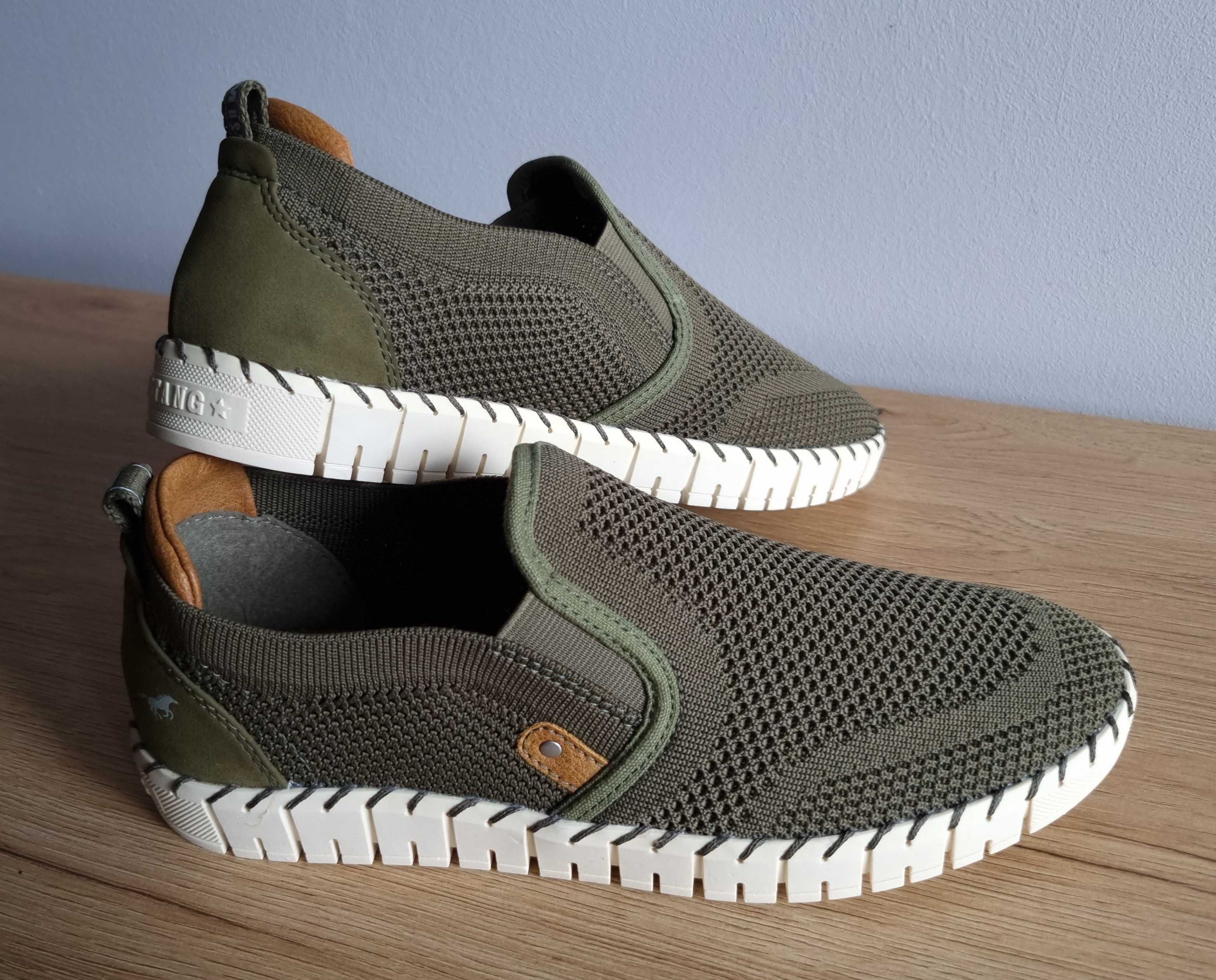 Damskie buty MUSTANG 1379.401 Loafersy Sneakersy slip-on wsuwane 39