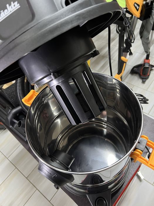 Пылесос строительный Machtz MVC-1320P Очистка фильтра Медная обмотка