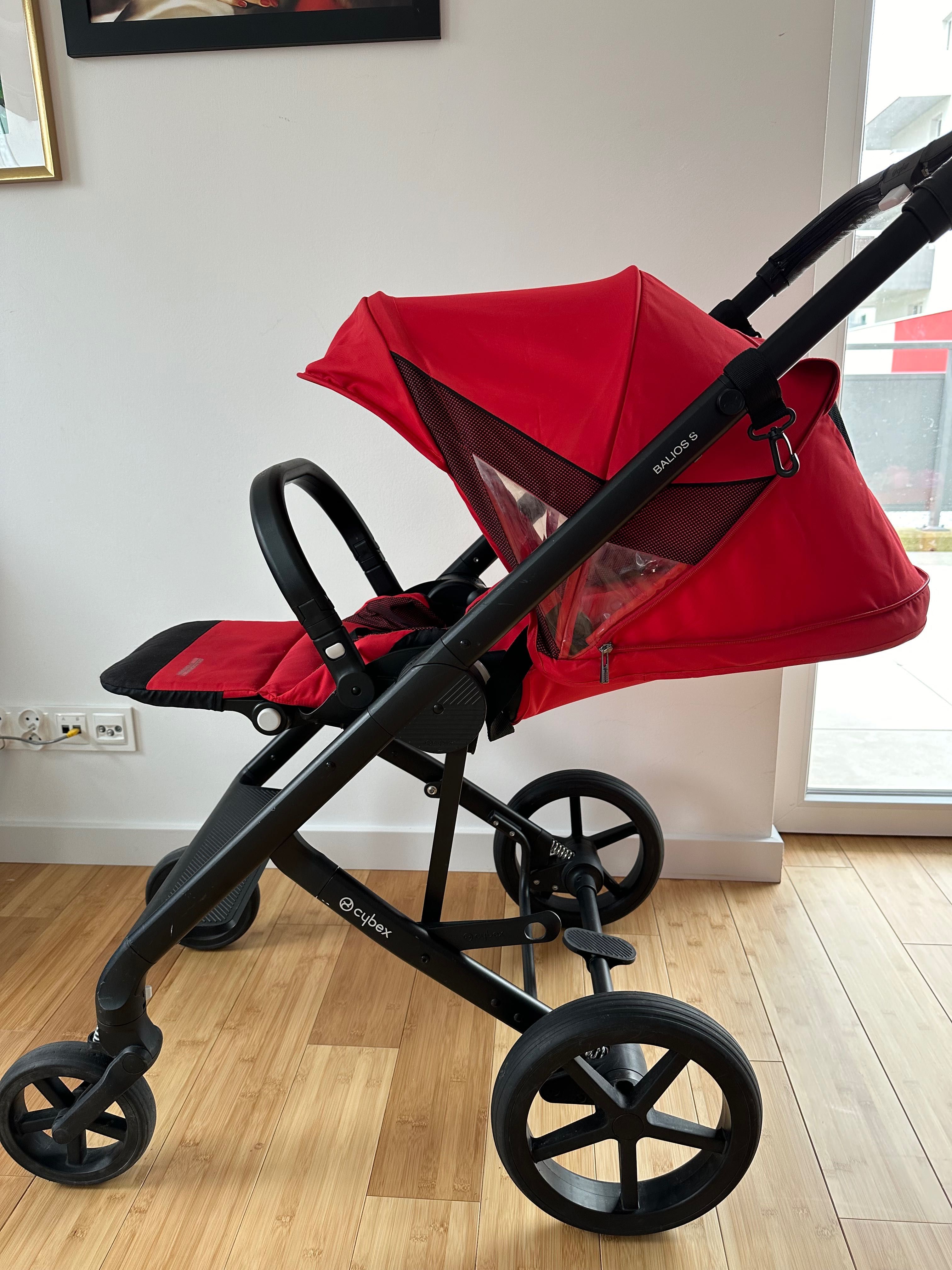 Wózek spacerówka Cybex Scuderia Ferrari Lux Czerwony - Limitowana Edy