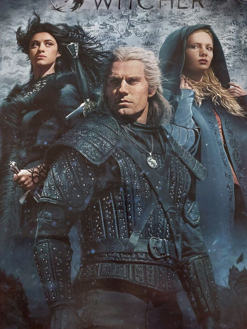 Duży plakat The Witcher Wiedźmin