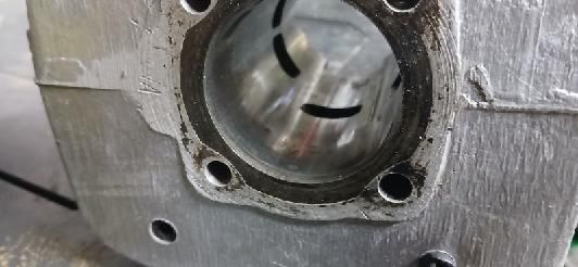 Cylinder wsk 125, głowica, tłok - komplet