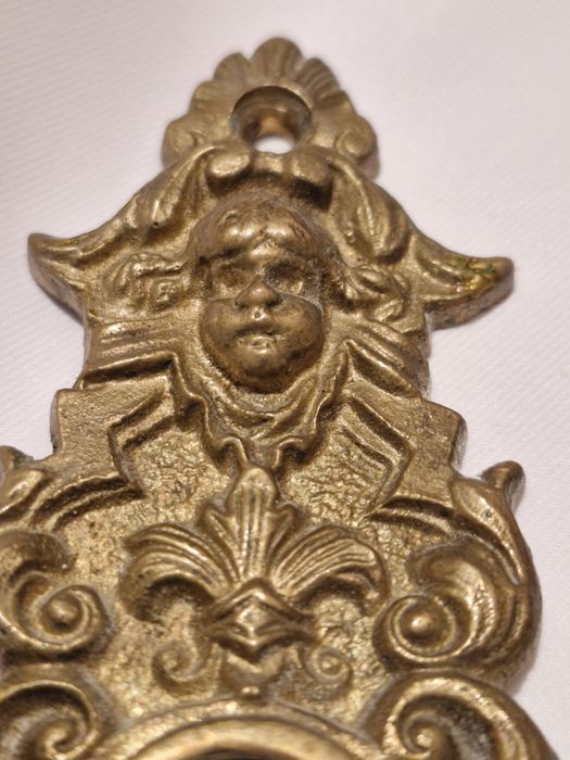 Klamki mosiężne komplet