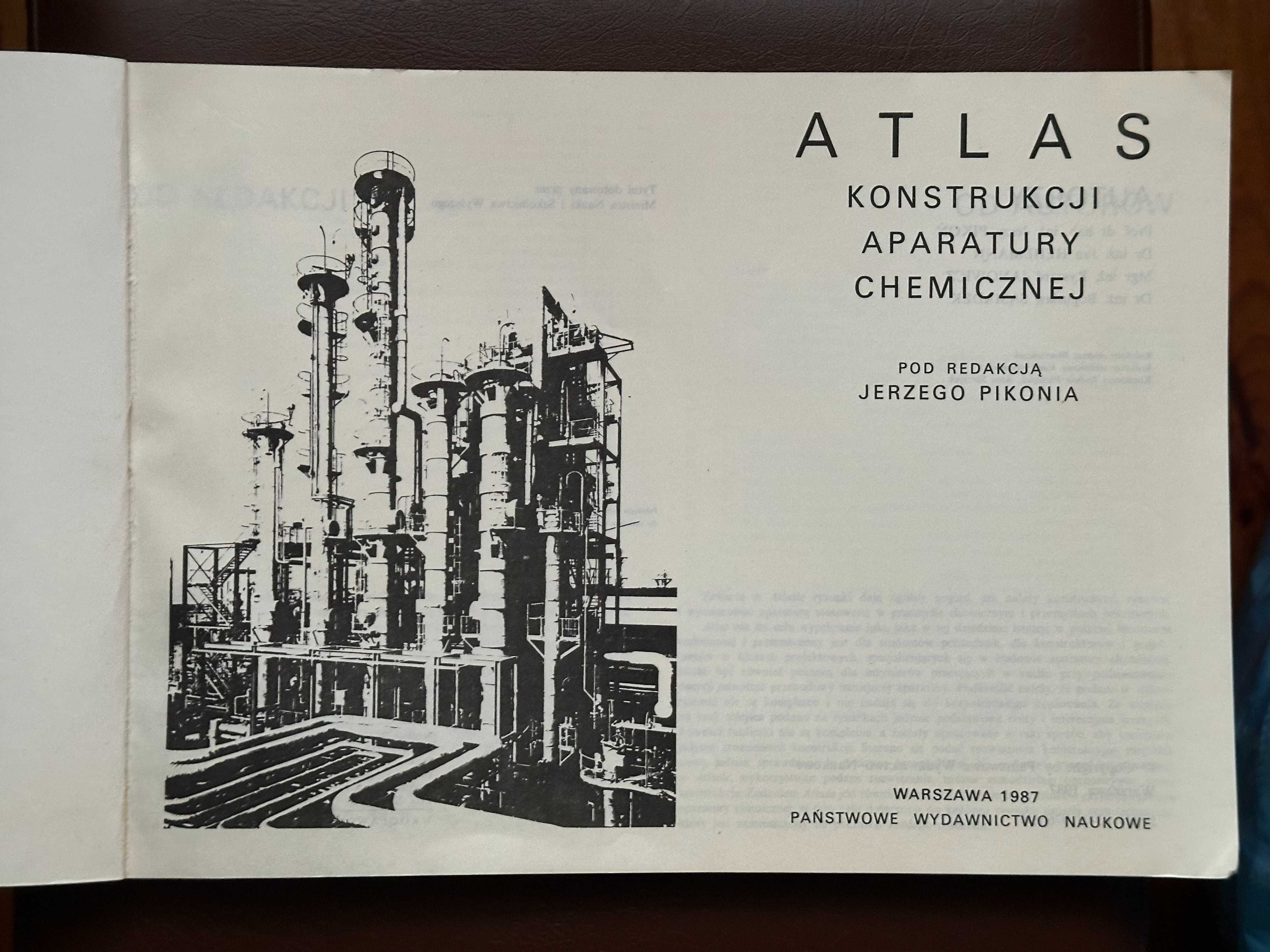 Atlas konstrukcji aparatury chemicznej  Jerzego Pikonia