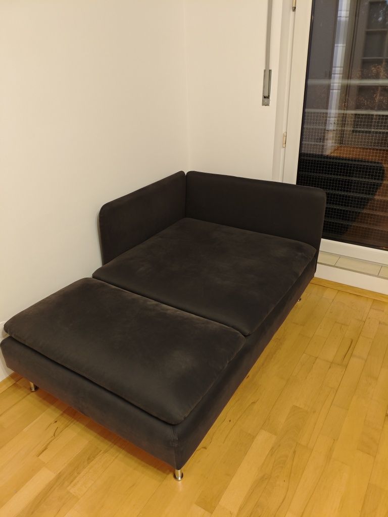 SÖDERHAMN Szezlong Leżanka Ciemna Komplet Stan Bardzo dobry IKEA