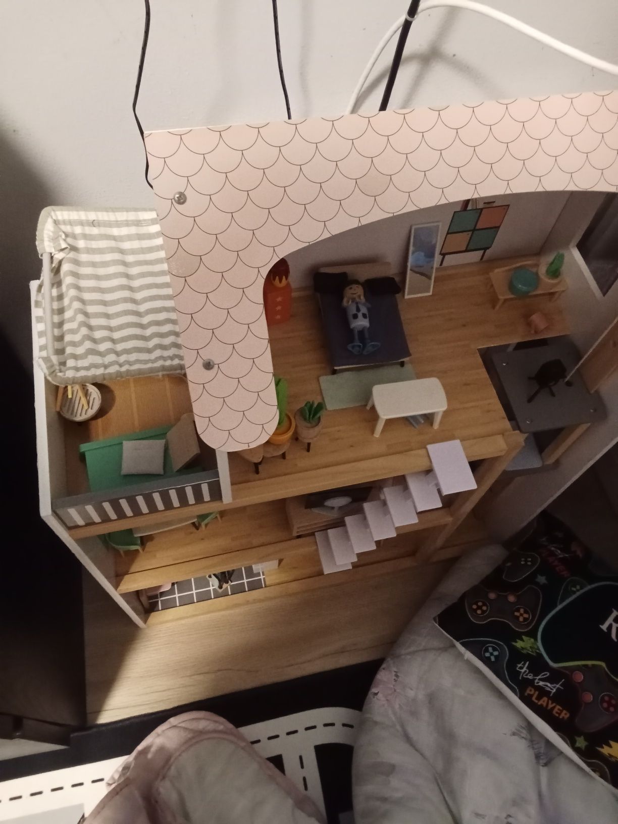 Casa de bonecas com recheio