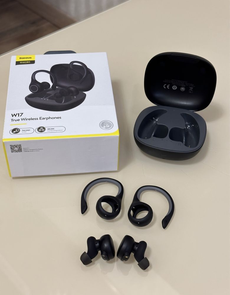 Наушники беспроводные Baseus Encok True Wireless Earphones W17 Black