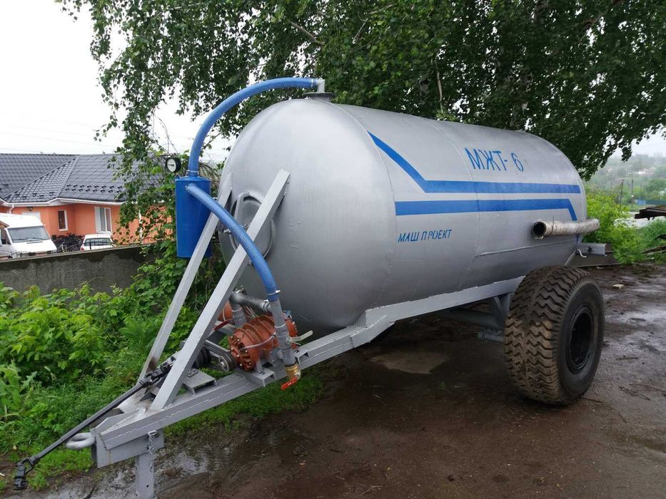 В наявності! Бочка МЖТ-6 (6 м3) для води з помпою або для гноївки