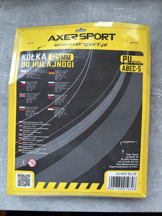 Zapasowe kolka do hulajnogi oraz gripy i imbusy