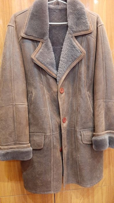 Мужская натуральная дубленка