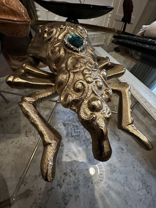 Inseto dourado - decoração - metal