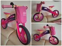 Kinderkraft rowerek biegowy RUNNER galaxy pink różowy z akcesoriami