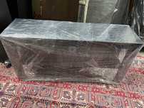 Mesa de apoio IKEA preta acastanhada 90x55 cm