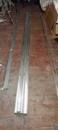 Profile aluminiowe 2,6m 5 sztuk.