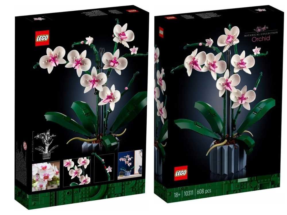 LEGO Botanicals Creator Orchidea Zestaw Duży Kwiaty Doniczka Prezent