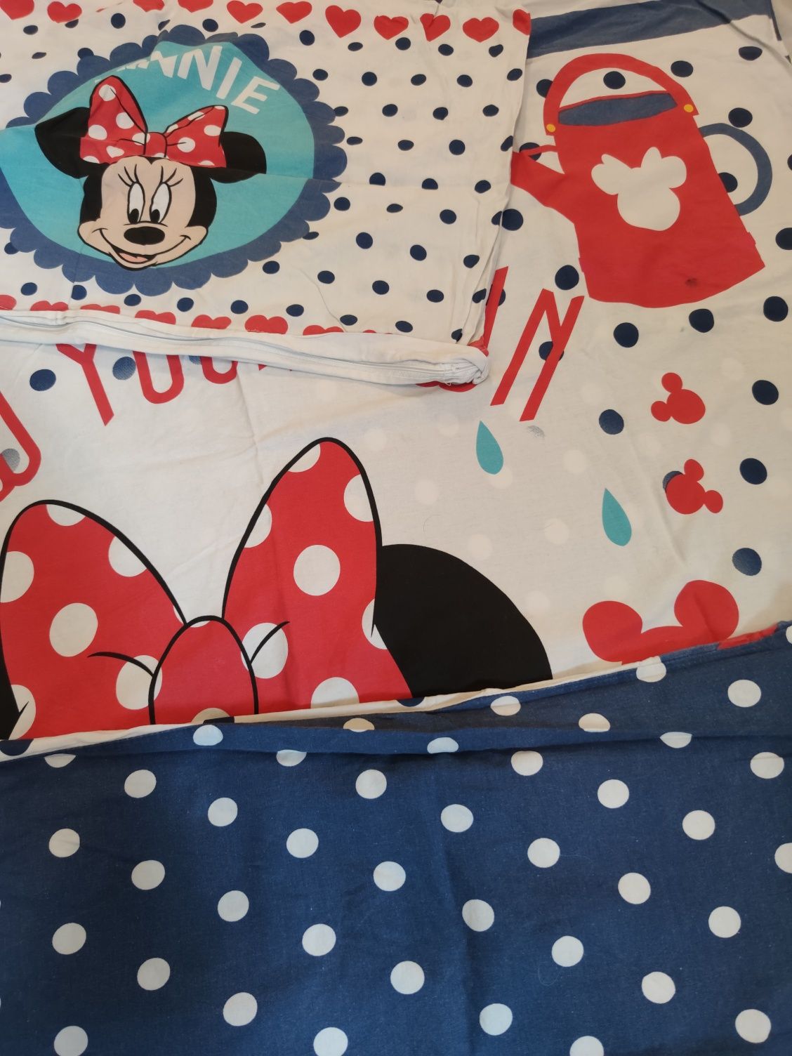 Pościel Disney myszka Minnie dla dziewczynki 120x90