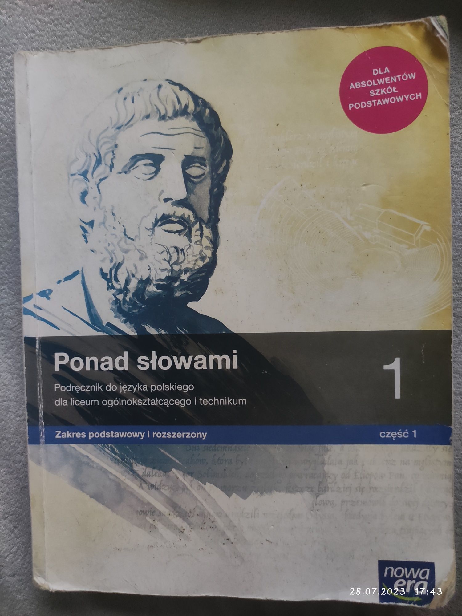 Ponad słowami 1 podręcznik