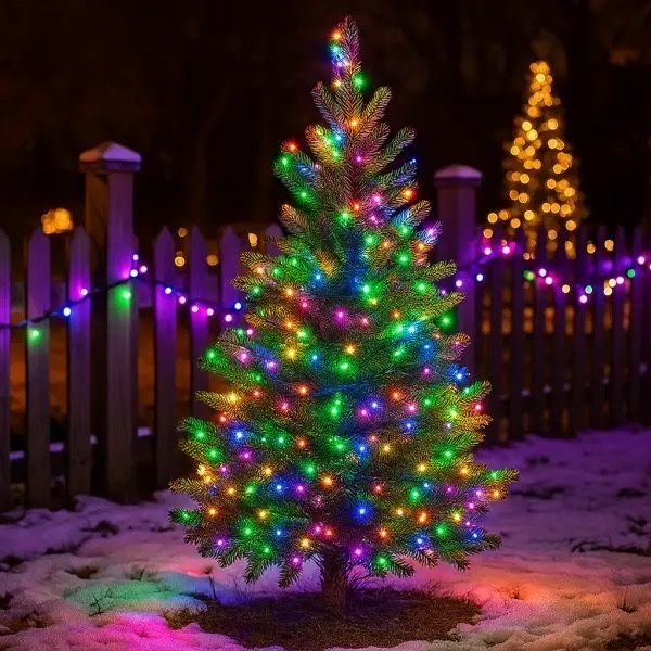 Гірлянда нитка вулична 30 метрів , 8 режимів роботи