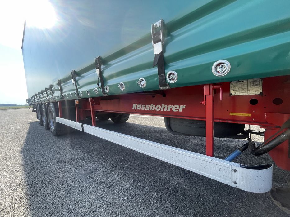 Тягач Man TGX 18.440 MEGA + напівпричіп штора Kassbohrer осі SAF