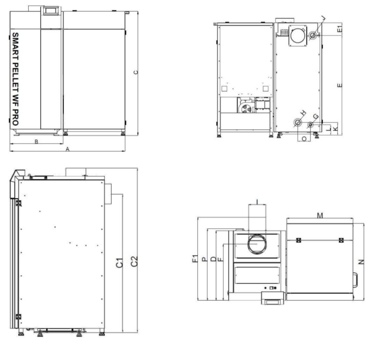 METAL-FACH Smart Pellet Wf Pro 16 kW kocioł piec na pellet NA DOTACJE