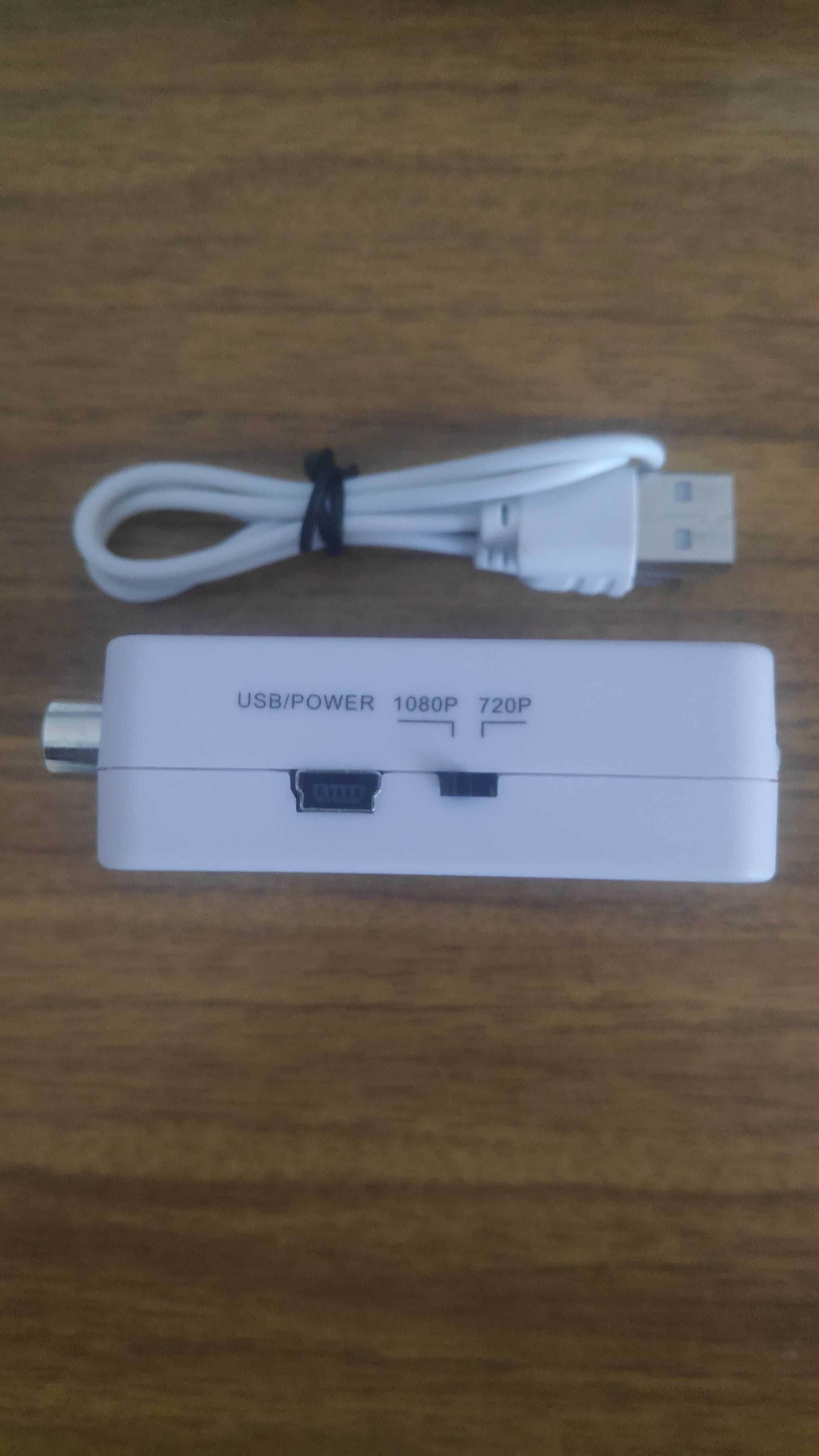 Конвертер,перетворювач,перехідник з 3RCA тюльпан на VGA