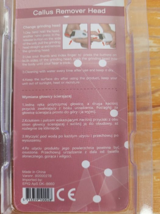 Głowice wymienne ścierające do pilnika elektrycznego, frezarki do pięt
