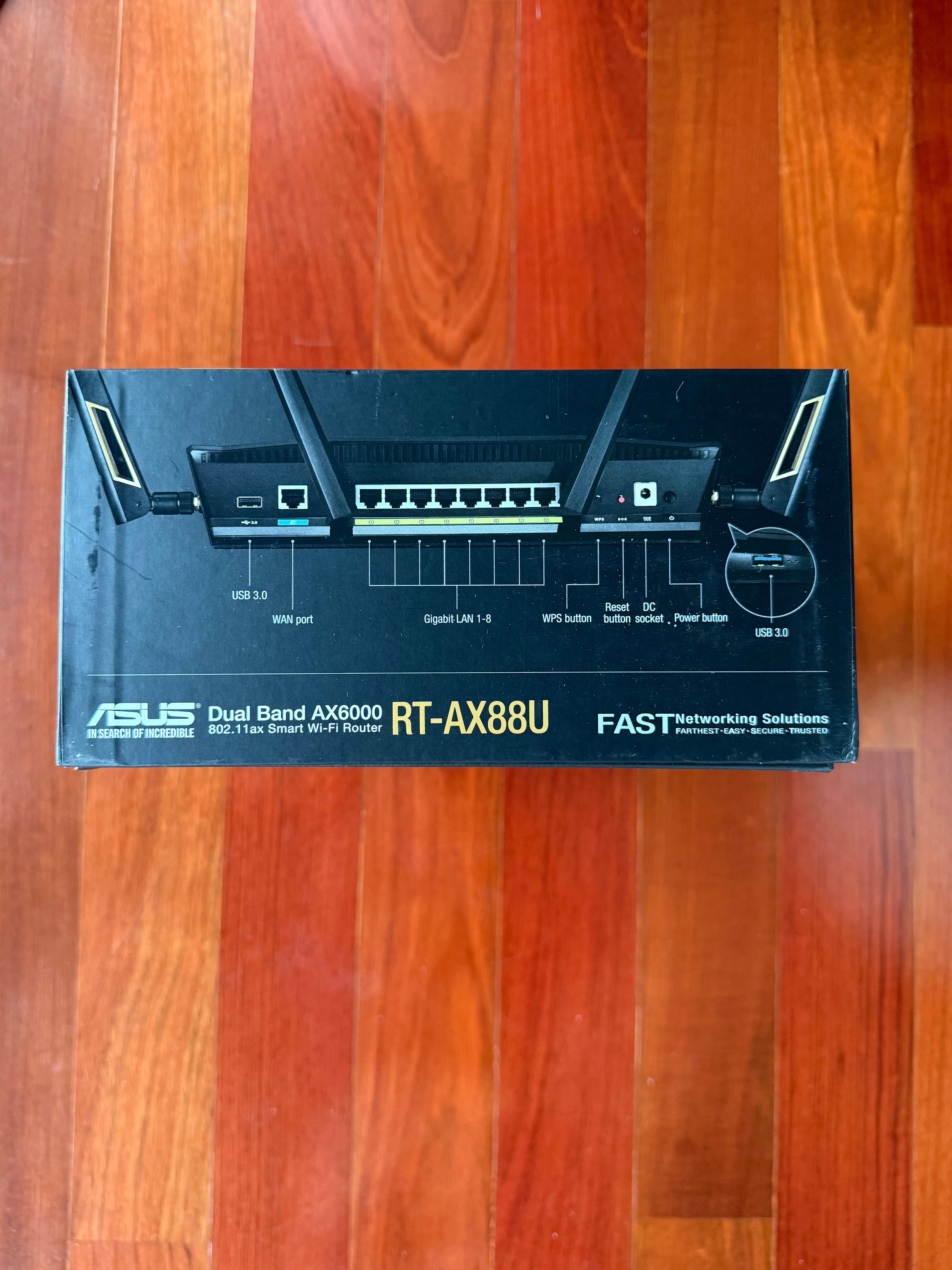 Router Asus RT-AX88U - WiFi 6 AX6000 – Como Novo