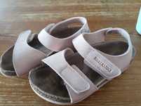 Sandały skórzane profilowane różowe Birkenstock roz. 28