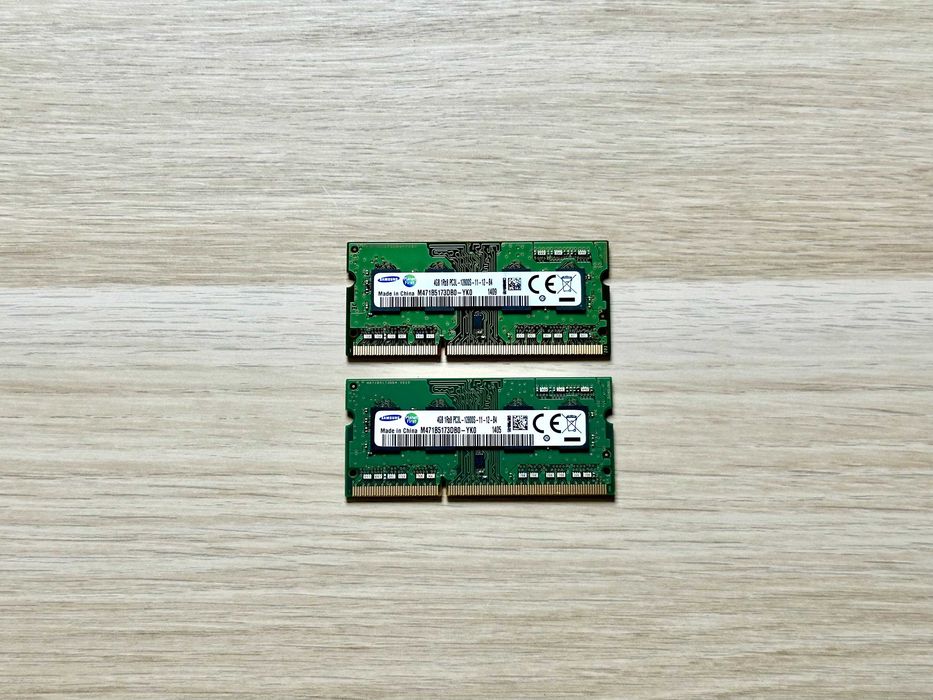 RAM Samsung 8GB 2x4GB DDR3 / DDR3L PC3L 12800S – sprawna / testowana