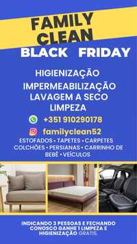 Limpeza e higienização/ Black Friday