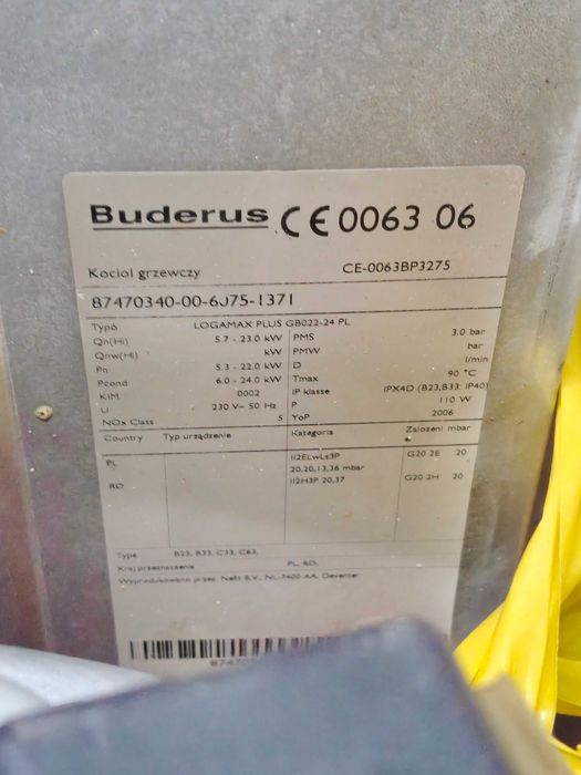 Na części Buderus logamax plus