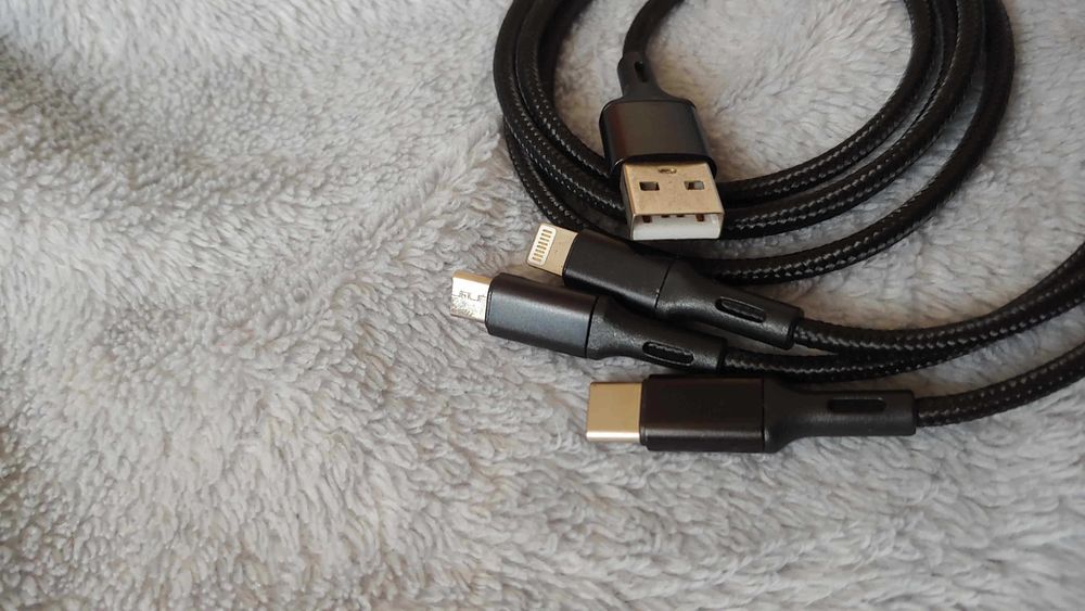 Зарядный кабель универсал Apple Android type-c Micro usb планшет новый