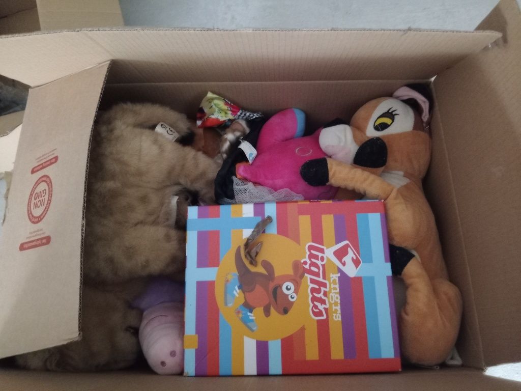 Vários brinquedos de menina para despachar