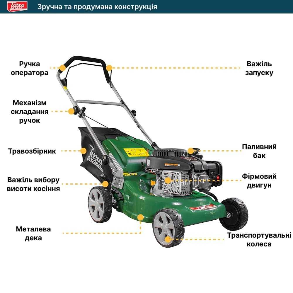 Газонокосилка бензиновая Tatra Garden GLM 1800 NEW