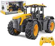 Tractor máquina agrícola RC S359 com Sons Luz e engate de reboque