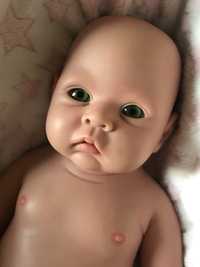 Boneca bebé reborn (artigos novos) verdadeiro silicone
