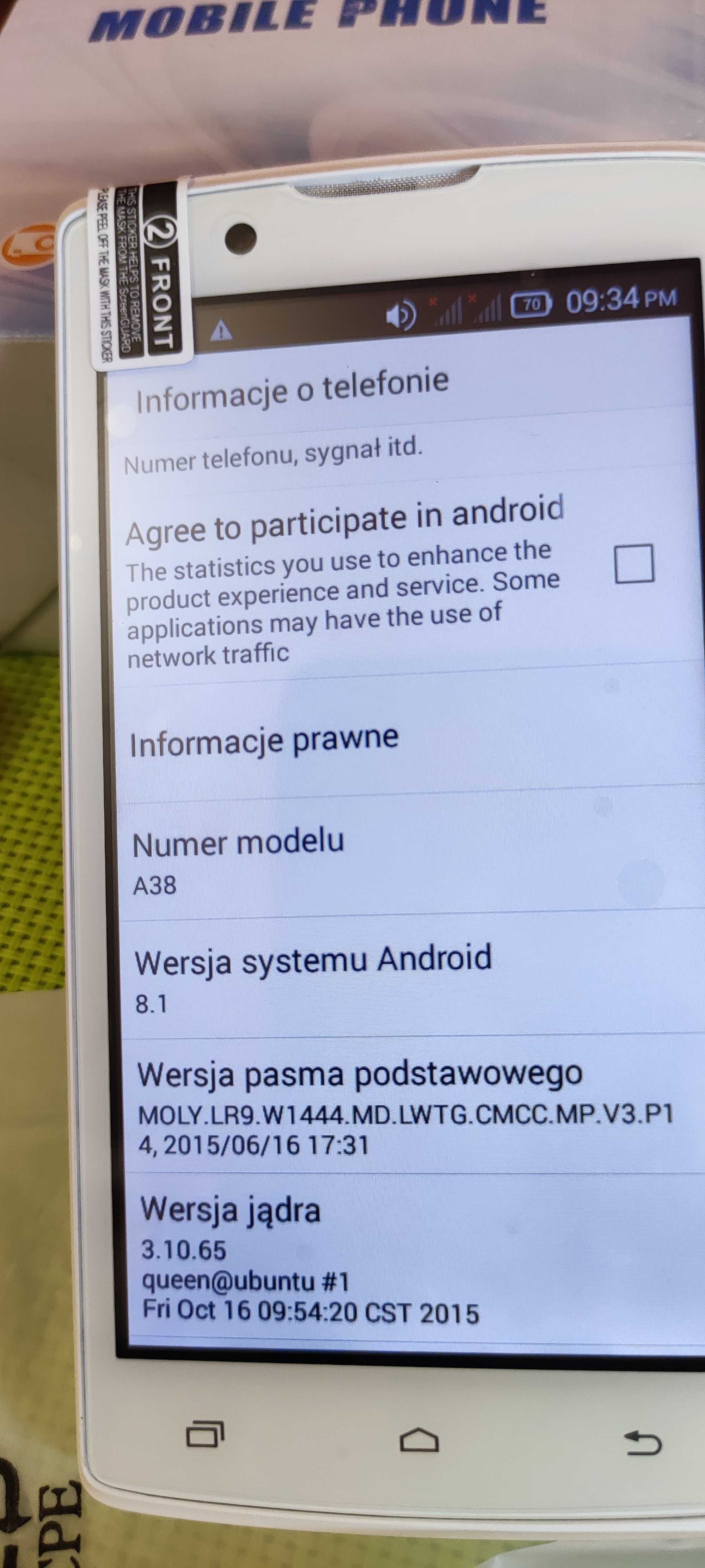 telefon lenovo dualsim NÓWECZKA