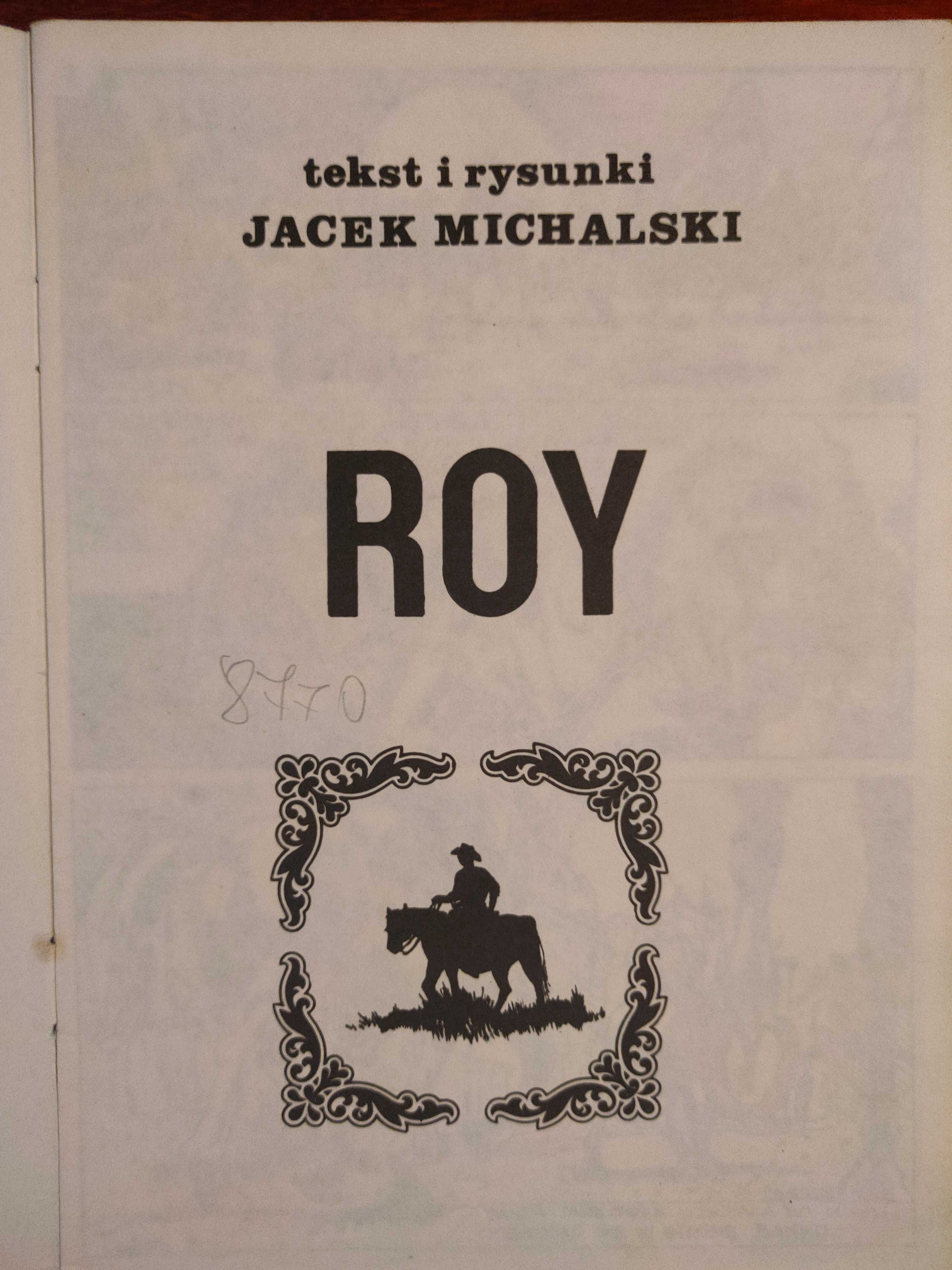 Komiks ,, Roy" wyd. 1989