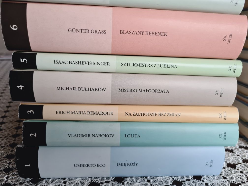 21sz kolekcja Eco Grass Miłosz Bułchakow Camus Orwell Proust Nabokov L