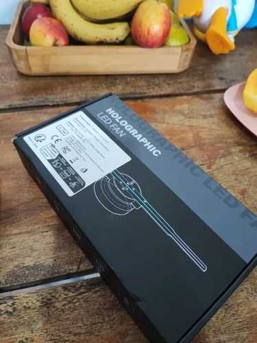 Projektor Hologram LED 3D - Nowoczesny Wentylator Hologramowy