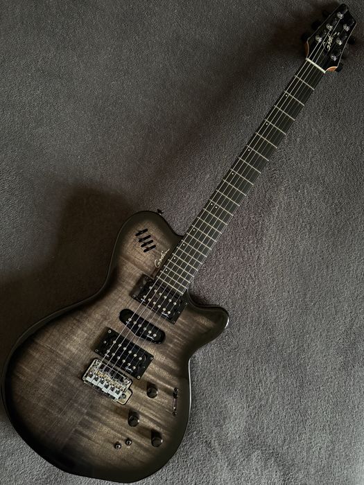 ЗНИЖКА! 920$ Godin xtSA(Synth-Access) Trans Black Flame