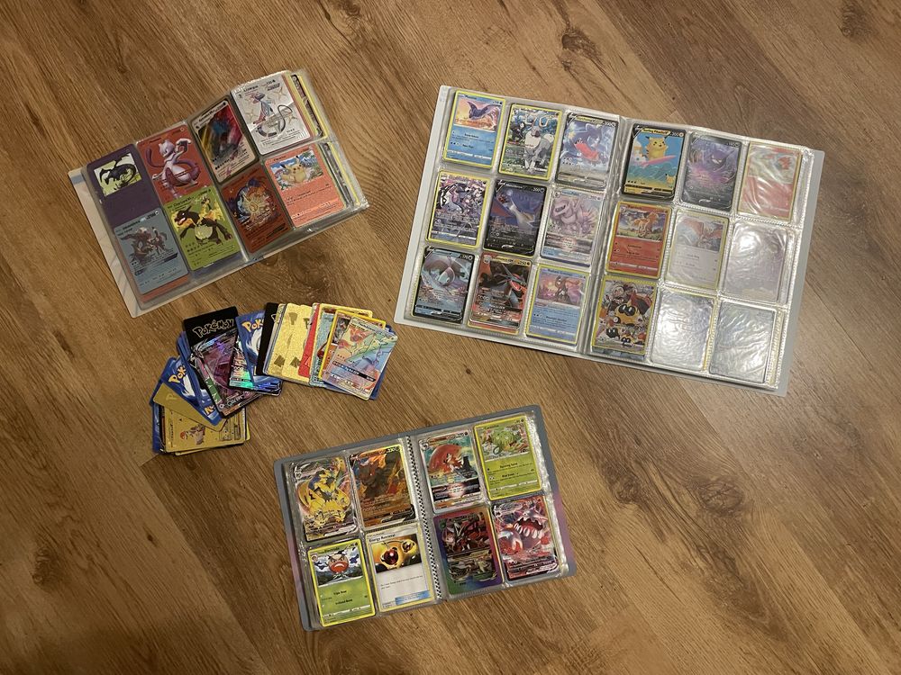 Karty kolekcjonerskie Pokemon 1000szt różne