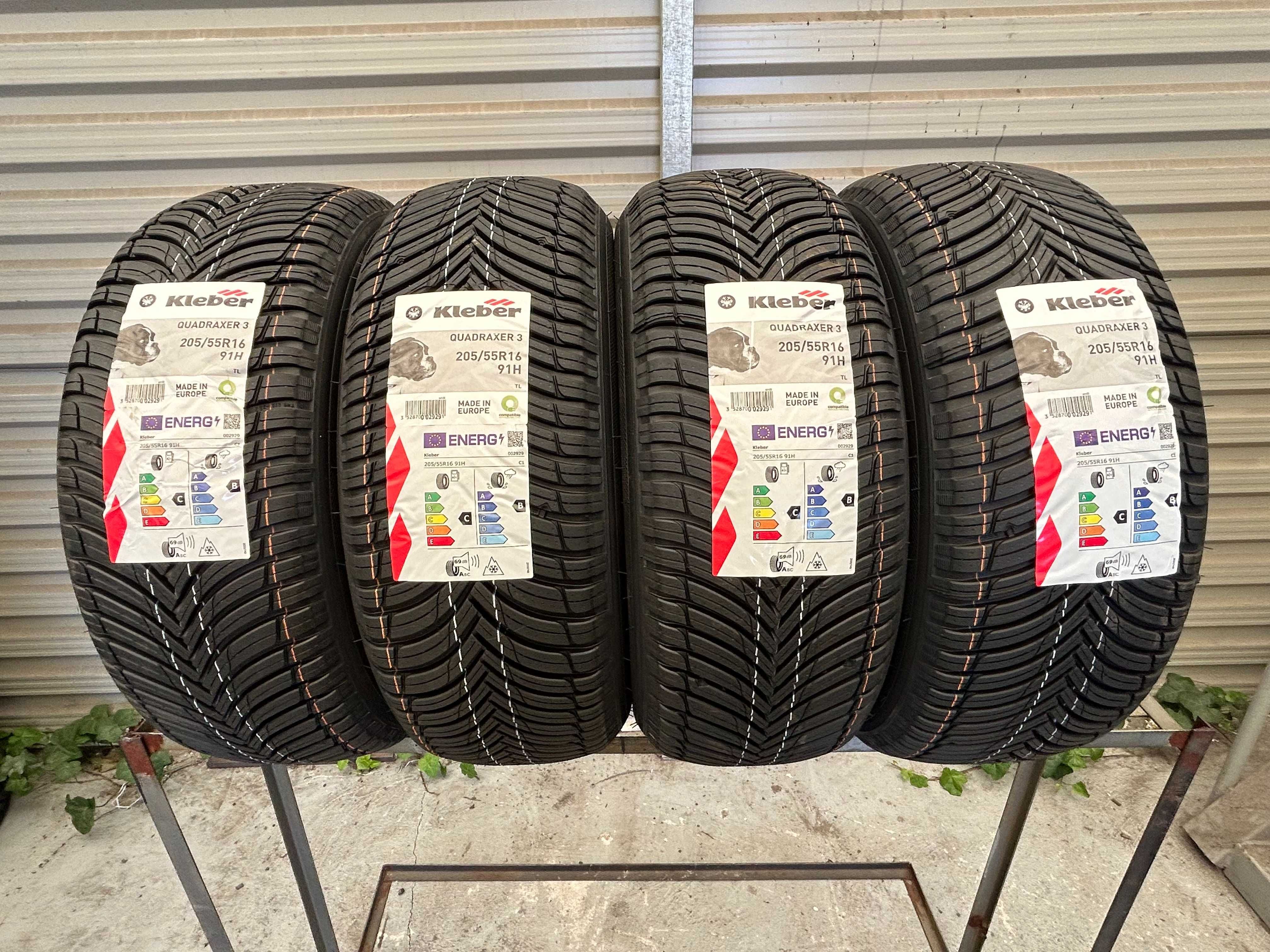 4szt Nowe całoroczne 205/55R16 Kleber Quadraxer3 2024rok! C,B,69db gwa