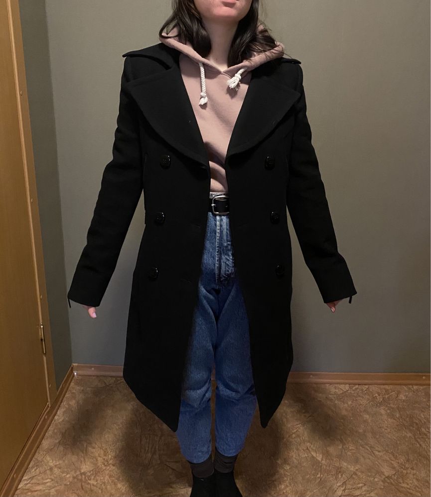 Женское шерстяное пальто VR studio
