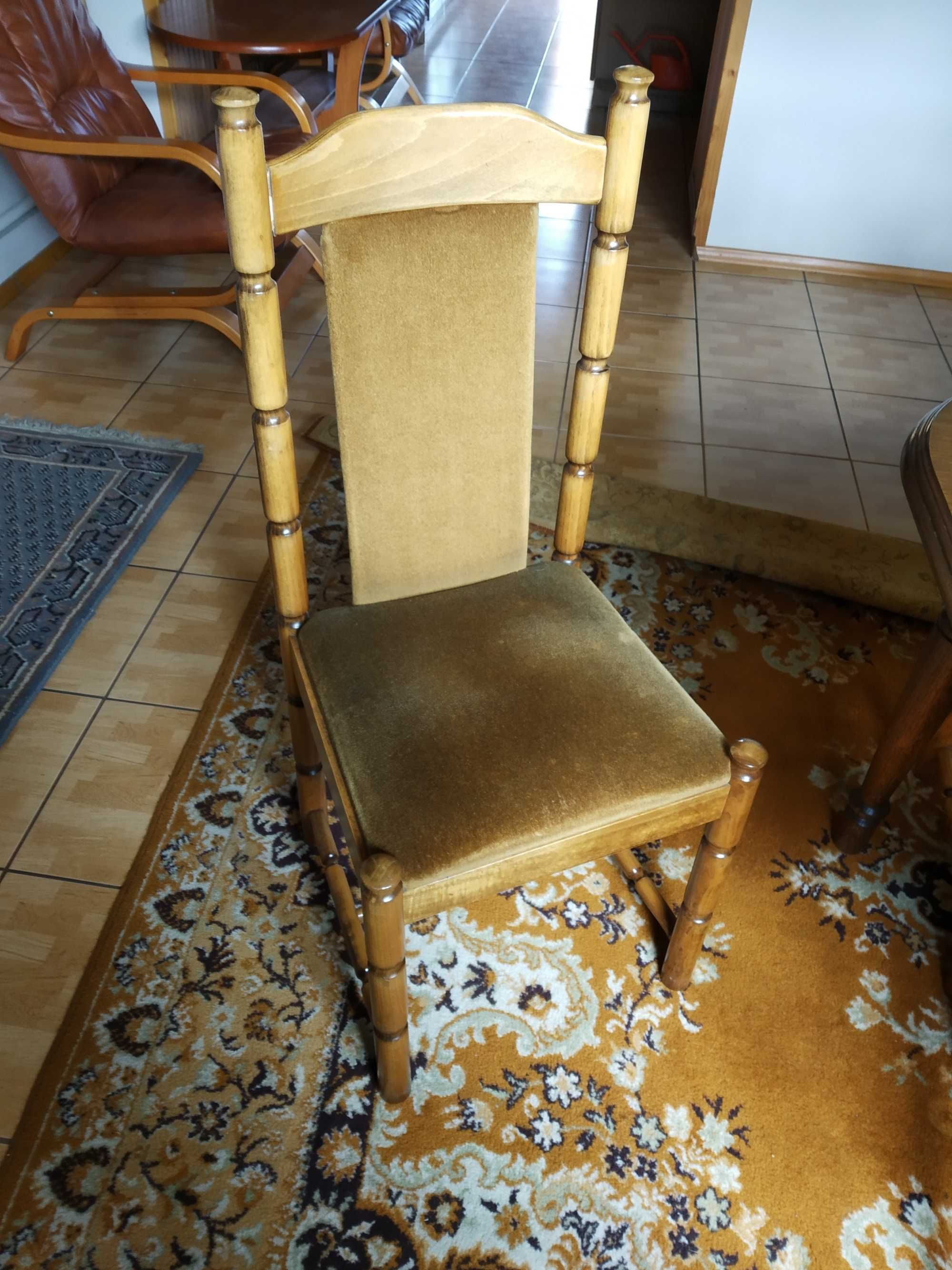 Stylowy stół + 8 krzeseł, rozkładany 180/235 x 90 cm