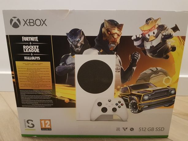 NOWA konsola XBOX Series S 512 GB Fortnite, Rocket League, Fallguys