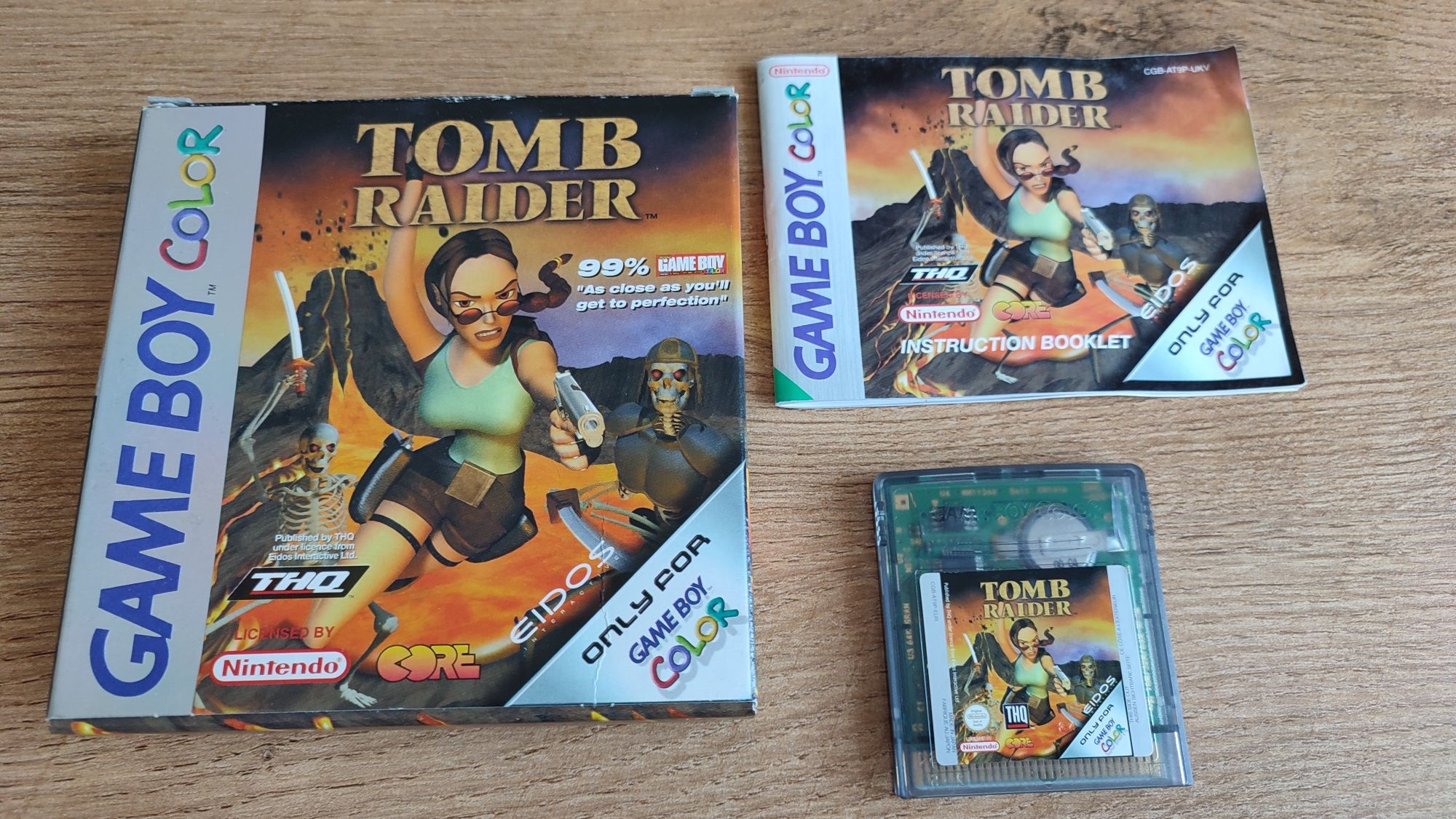 Tomb Raider Nintendo Game Boy Color Komplet 3xAng